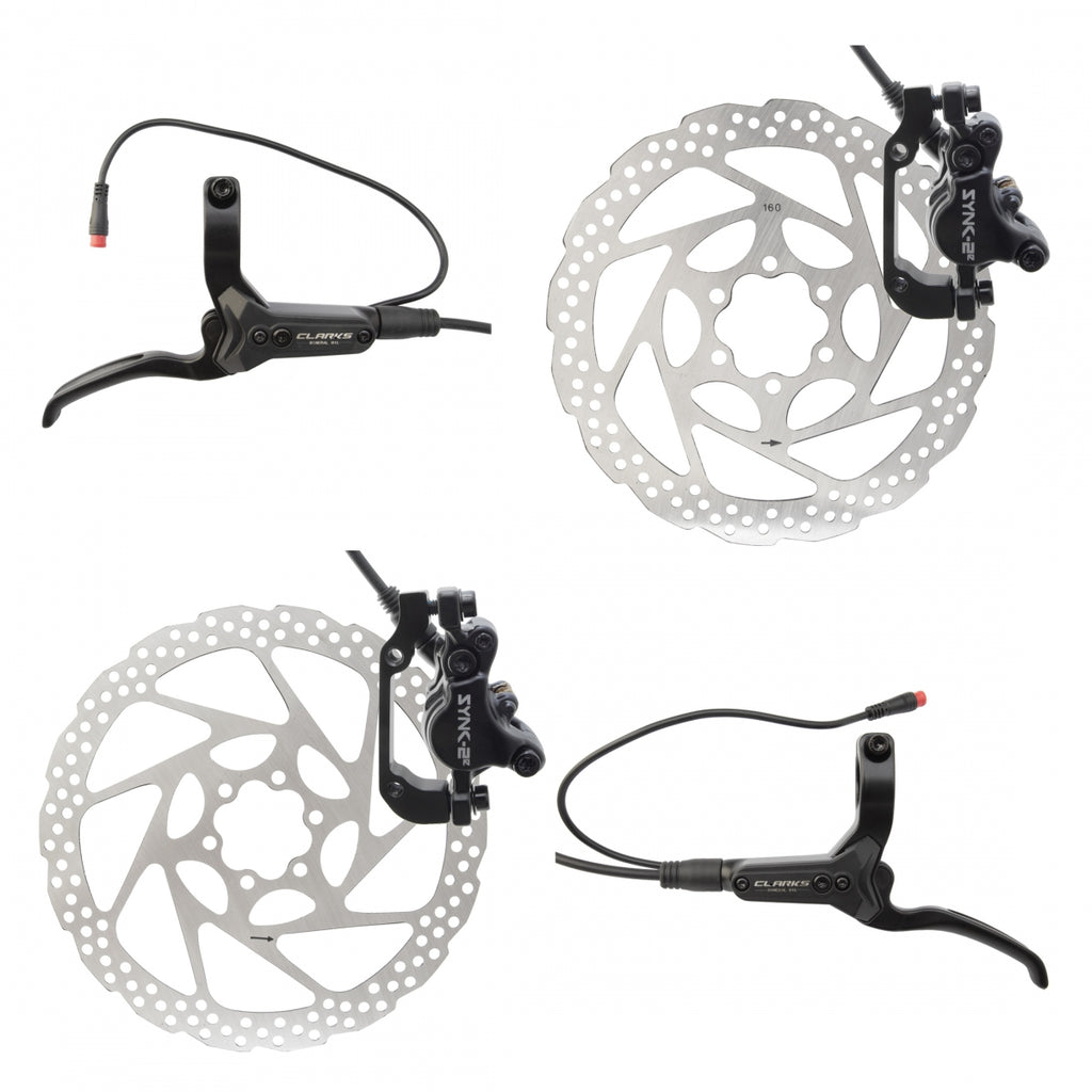 BRAKE DISC CLK SYNC-2E HYD FT-180/RR-160 w/LVRS BK