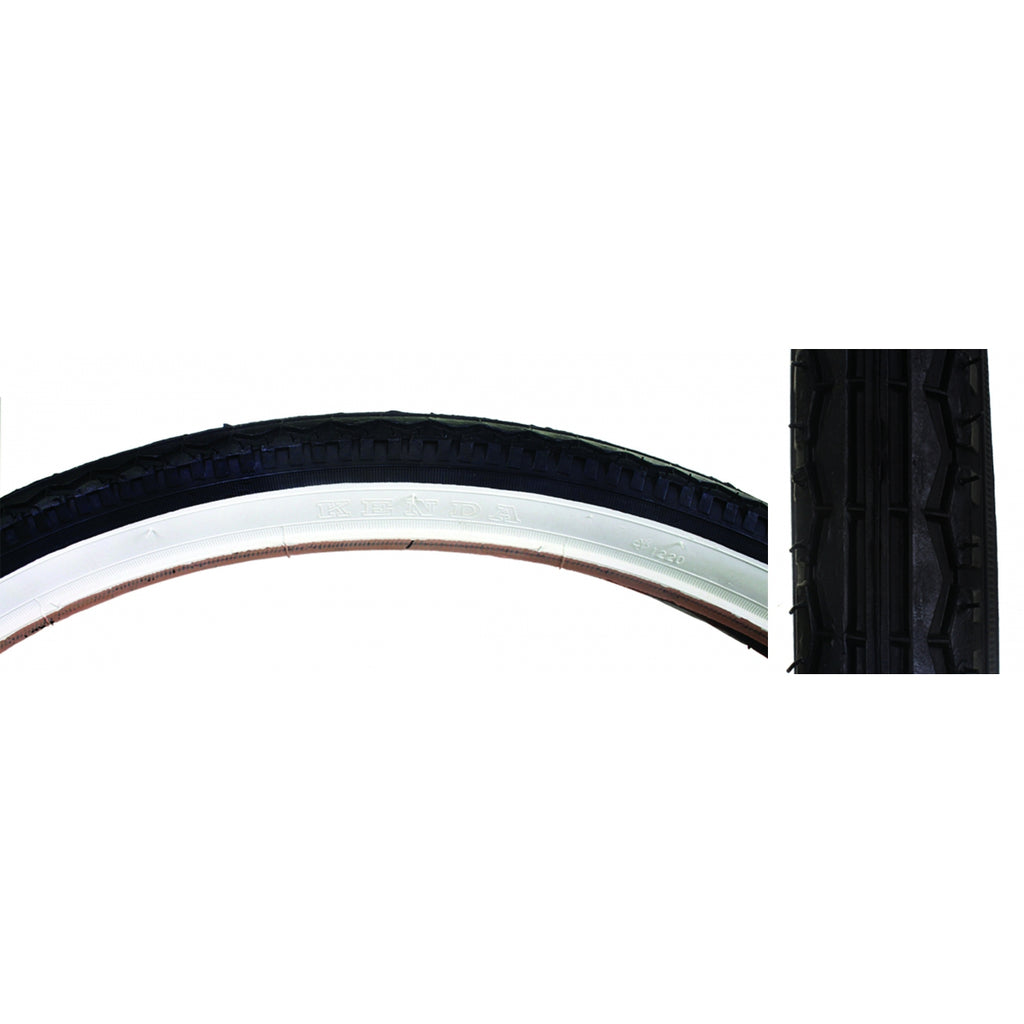 TIRE SUNLT 26x1.75 BK/WH STREET K123 WIRE