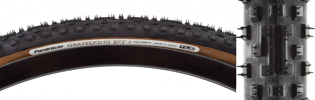 TIRE PAN GRAVELKING EXT+ KNOBBY 700x38 FOLD TBLS BK/BN