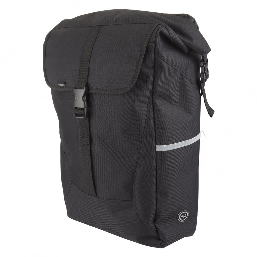 BAG SUNLT PANNIER TRAVELER MED EA BK (G)