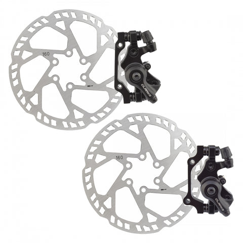 BRAKE DISC CLK CBS-03 MECH F&R 160mm BK