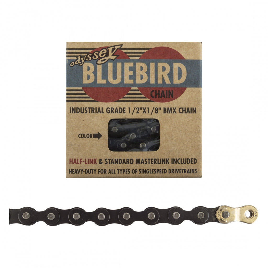 ODYSSEY CHAIN 1/2x1/8 BLUEBIRD 1s BK w/1/2LINK