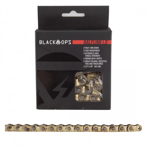 BLACK OPS CHAIN 1/2x1/8 HALF LINK 1.0 1s GD 102L