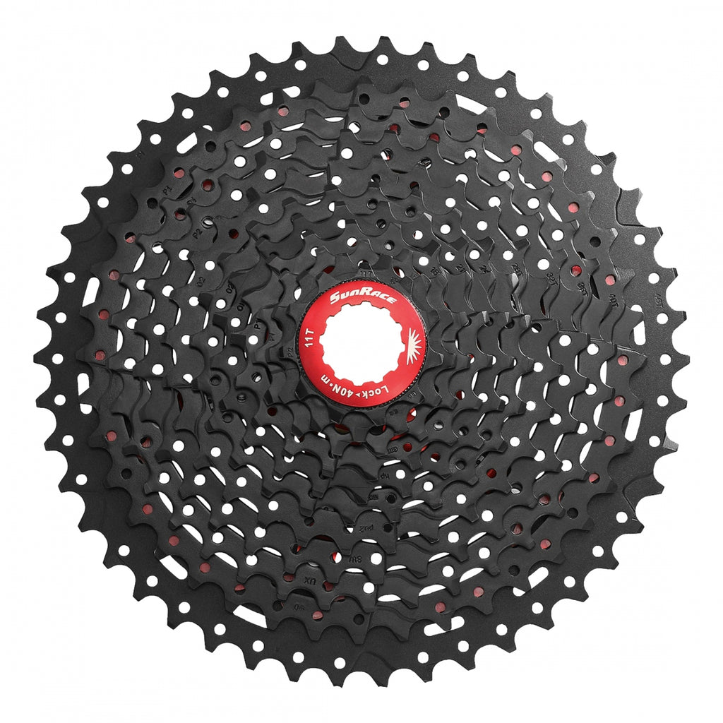 FH CASS SUNRACE CSMX 11-46 BK/RD 11s