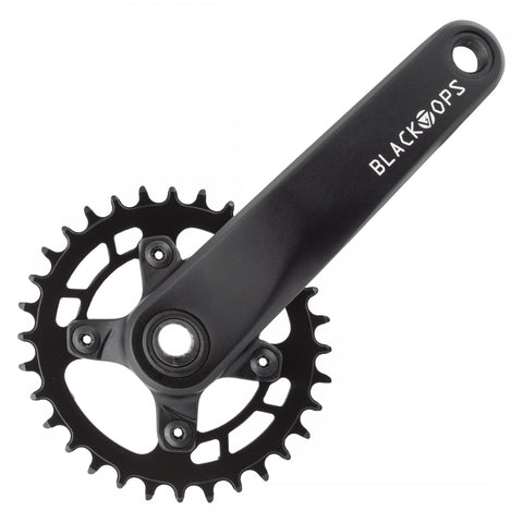 BLACK OPS CRANKSET MTB 175x32 10/11/12s 76BCD w/24mm BB BK
