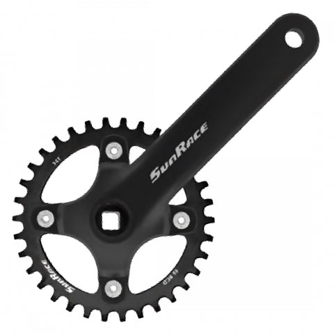 CRANKSET SUNRACE FCM80U 175x32 SQ BK