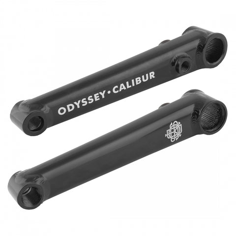 ODYSSEY CRANKARM CALIBUR V2 RHD/LHD 160 2pc w/o BB R-BK