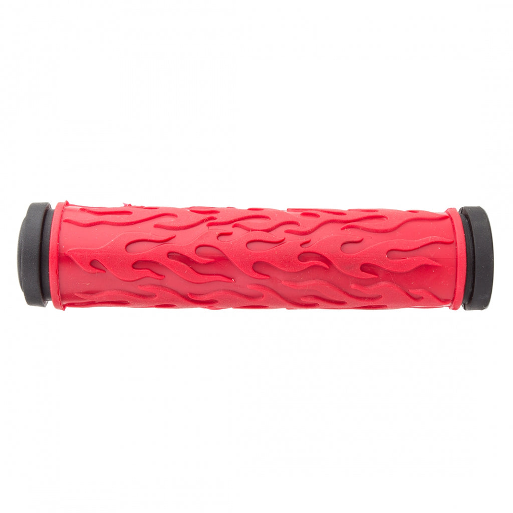 GRIPS SUNLT MTB FLAME DUAL COMPOND RD/BK