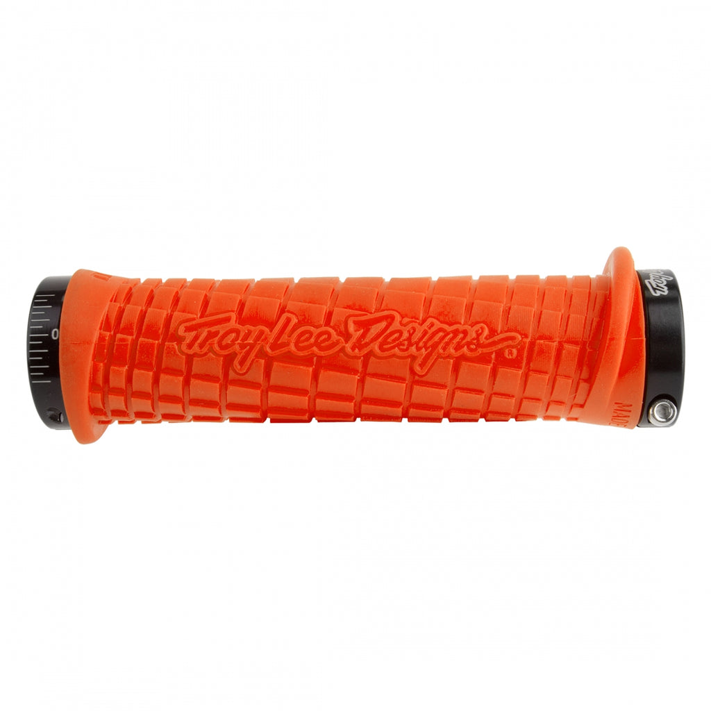 ODI GRIPS LOCKON BONUS MTN TROY LEE OR/BK w/CLAMP