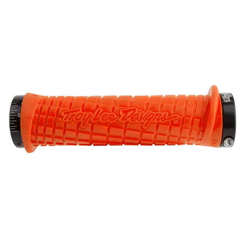 ODI GRIPS LOCKON BONUS MTN TROY LEE OR/BK w/CLAMP