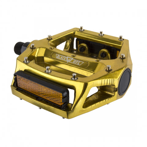 BLACK OPS PEDALS PLATFORM ALY CRMO 9/16 GD-ANO