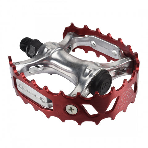 PEDALS SE BIKES BEAR TRAP 9/16 SL/RD
