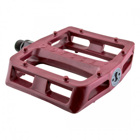 ODYSSEY PEDALS MX GRANDSTAND PC 9/16 MAROON