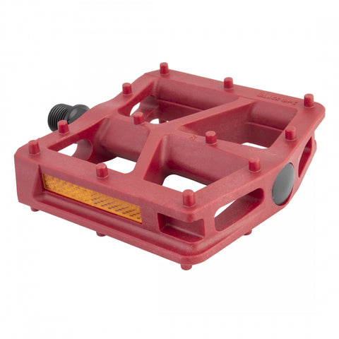 BLACK OPS PEDALS T-BAR 9/16 RED
