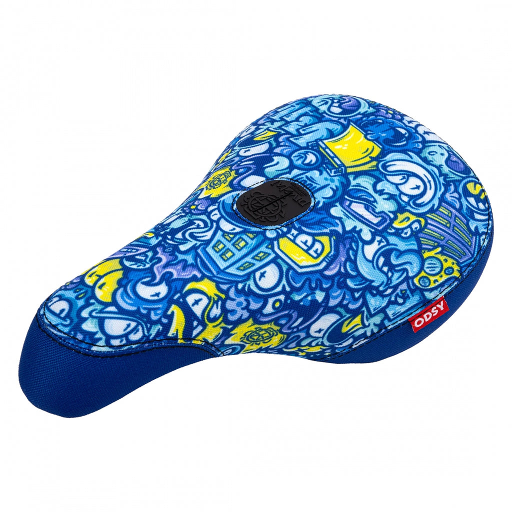 ODYSSEY SADDLE MX PIVOTAL IG HOT-SEAT FAT CAP V4 YEAH! MULTI-COLOR