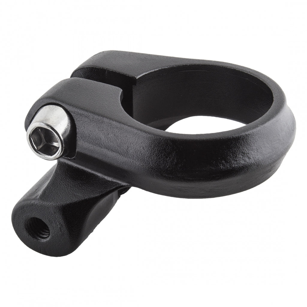SEATPOST CLAMP SUNLT ALY-28.6 BK w/RACK MNT