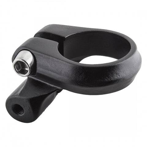 SEATPOST CLAMP SUNLT ALY-28.6 BK w/RACK MNT