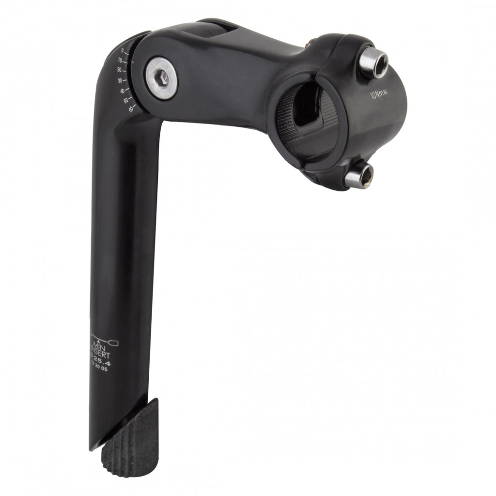 STEM SUNLT ADJ QUILL 1-1/8inx90x180 25.4CLMP BK