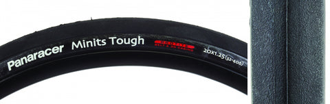 TIRE PAN MINITS TOUGH PROTITE 20x1.25 WIRE BK/BK