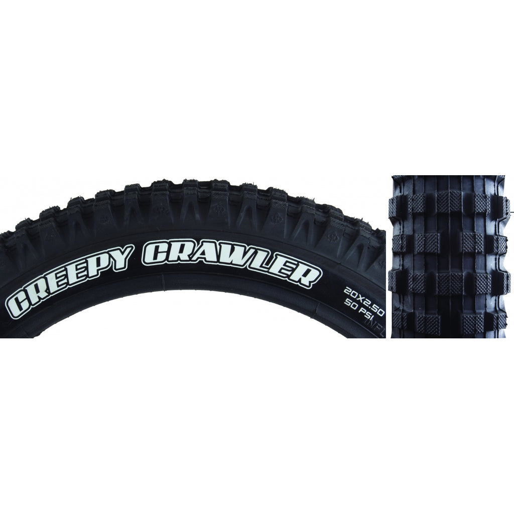 TIRE MAX CREEPYCRAWLER R (ISO 387) 20x2.5 BK WIRE 25 SC/ST