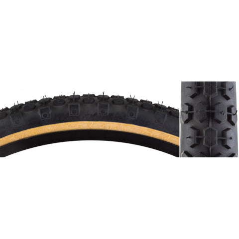 TIRE SUNLT 26x2.125 BK/GM CRUISER K80 WIRE
