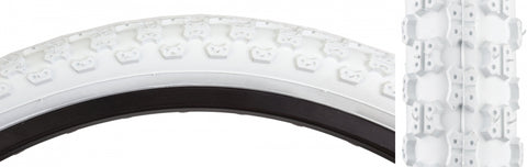 TIRE SUNLT 14x2.125 WH/WH MX3 K50 WIRE