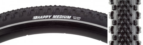 TIRE SUNLT 700x35 BK/BK/REF-STRIPE 30 WIRE HAPPY MEDIUM