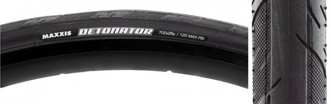 TIRE MAX DETONATOR 700x25 BK WIRE/60