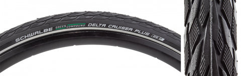 TIRE SWB DELTA CRUISER PLUS 26x2.0 ACTIVE TWIN GN-GUARD BK/BK/REF GN-COMPOUND E25 WIRE