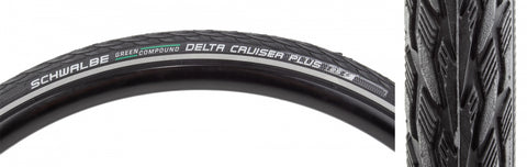 TIRE SWB DELTA CRUISER PLUS 700x28 ACTIVE TWIN GN-GUARD BK/BK/REF GN-COMPOUND E25 WIRE