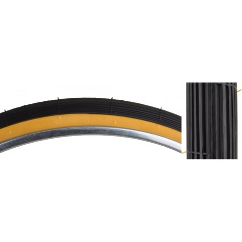 TIRE SUNLT 26x1-3/8 S5/6 GW RD K23 WIRE