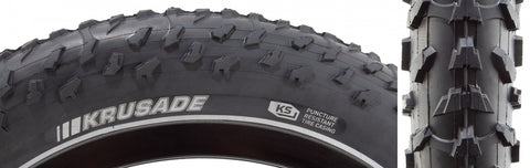 TIRE SUNLT 20x4.0 BK/BK KRUSADE E25 30 WIRE