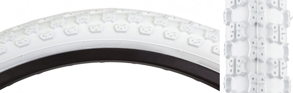 TIRE SUNLT 12-1/2x2-1/4 WH/WH MX3 K50 WIRE