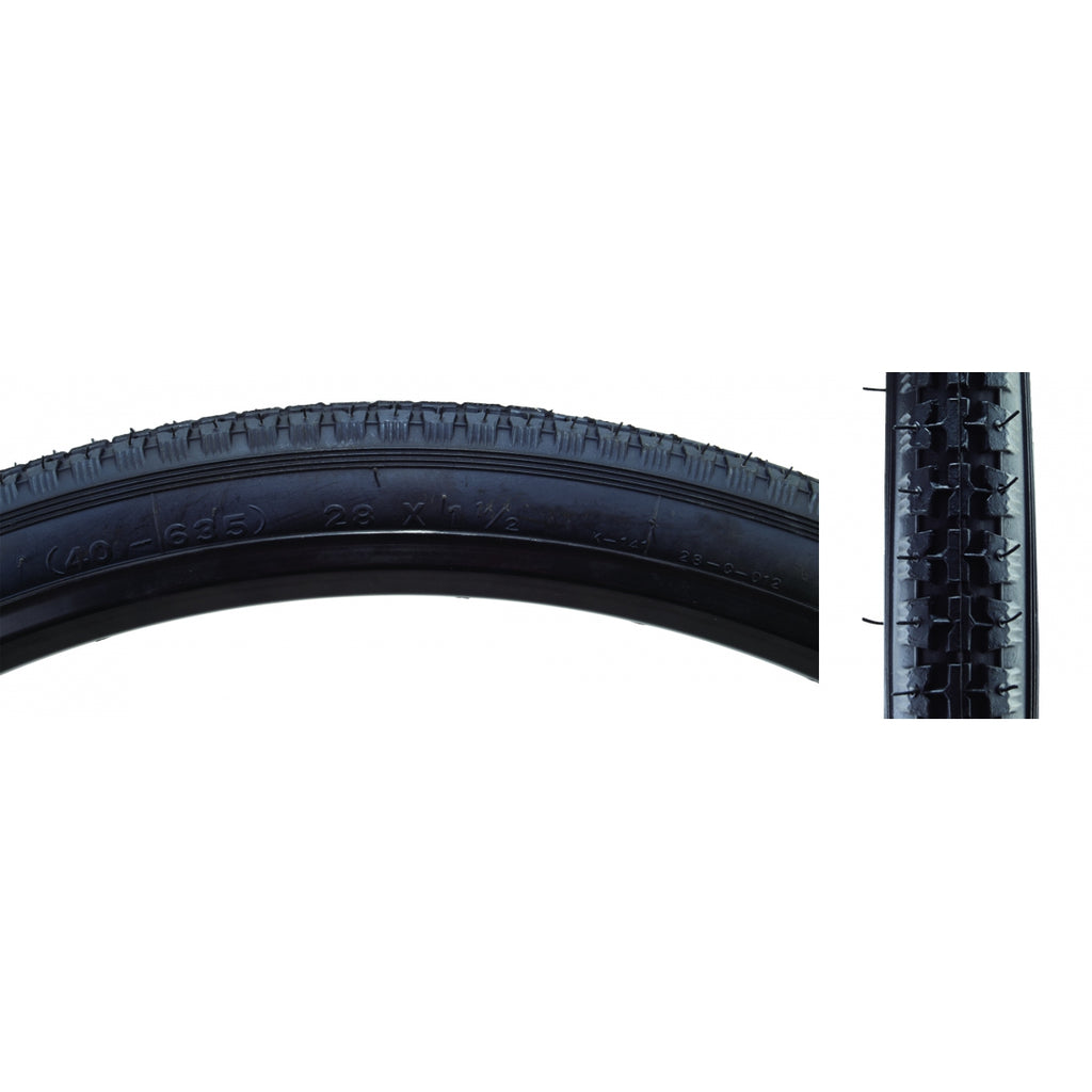 TIRE SUNLT 28x1-1/2 BK/BK STREET K14140-635 WIRE