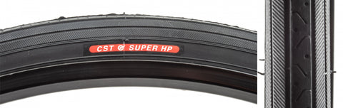 TIRE SUNLT 27x1-1/4 CST638 BK/BLK RD WIRE