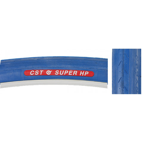 TIRE SUNLT 27x1-1/4 CST740 BU/BLU S-HP WIRE