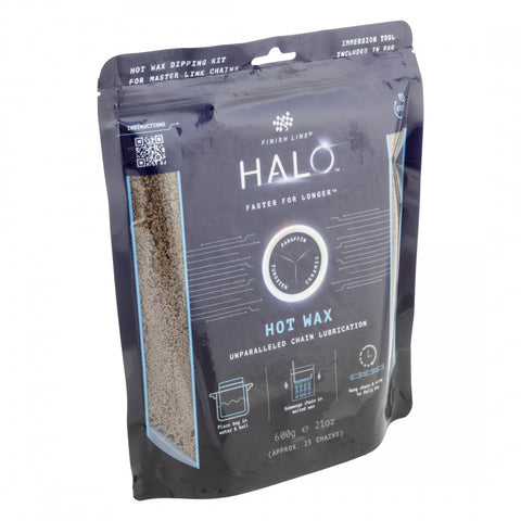 LUBE F-L HALO HOT WAX 600g GRANULAR BOIL BAG w/IMERSION TOOL
