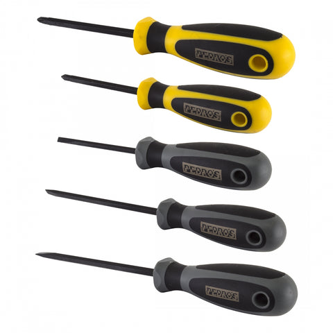 TOOL SCREWDRIVER PEDROS SET/5 W/POUCH