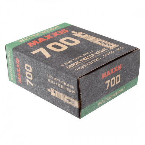 TUBE MAX 700x23-32 PV 60mm WELTERWEIGHT RD REMOVABLE-CORE