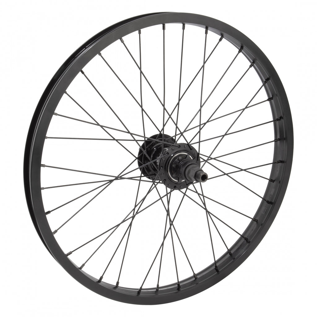 WHL RR 20x1.75 406x27 AN BLACK SHEEP 6069 BK NMSW 36 TSC OPTIMIZED FC 9T LHD 14mm BK 110mm SS2.0BK W/REAR NON-DRIVE GUARD