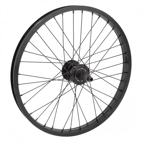 WHL RR 20x1.75 406x27 AN BLACK SHEEP 6069 BK NMSW 36 TSC OPTIMIZED FC 9T LHD 14mm BK 110mm SS2.0BK W/REAR NON-DRIVE GUARD