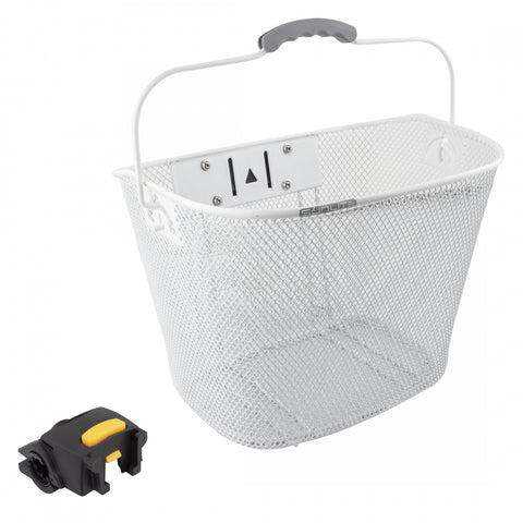 BASKET SUNLT FT MESH QR WH W/25.4-31.8 BRACKET