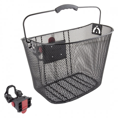 BASKET SUNLT FT MESH Q/R BK 22.2/31.8 w/BRACKET