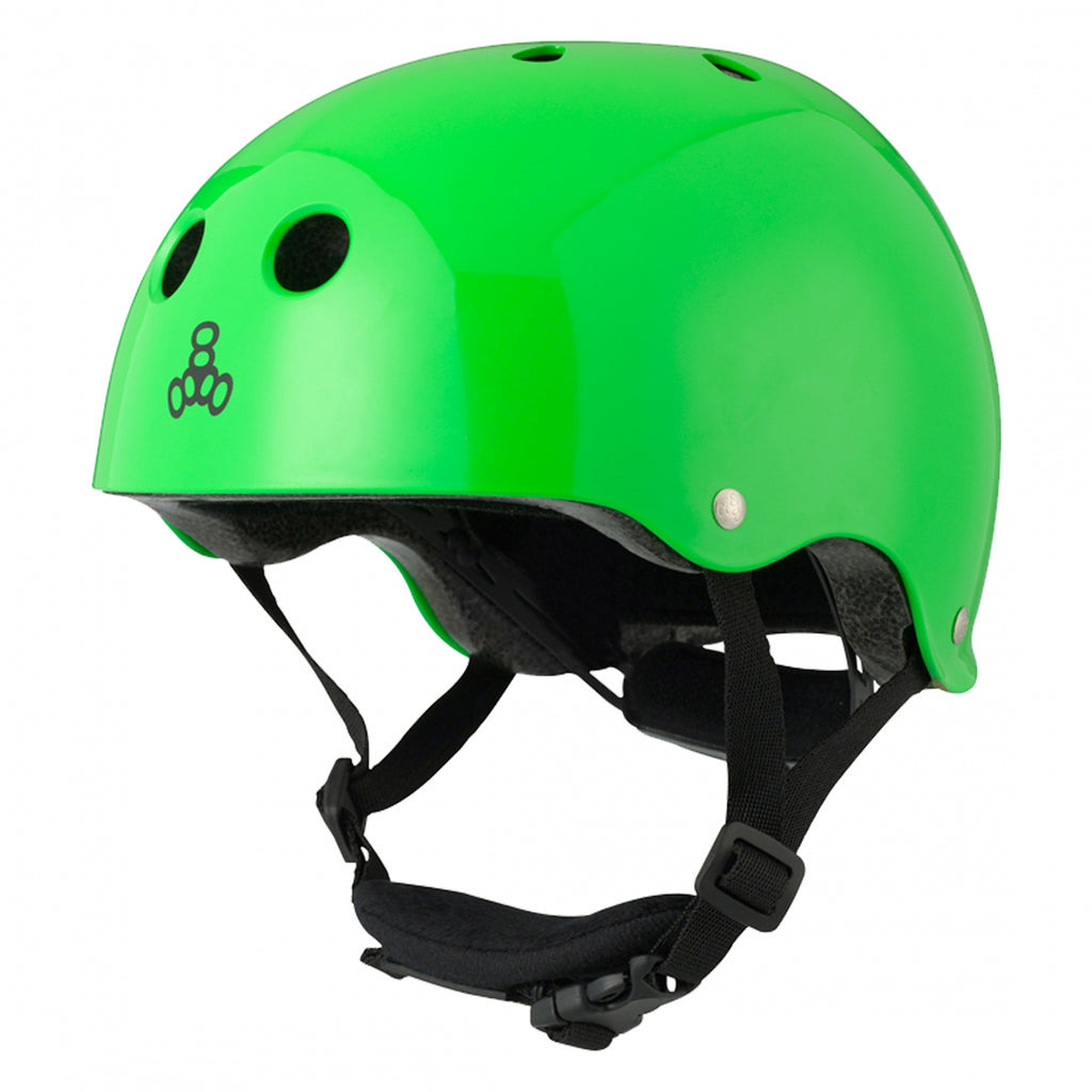 HELMET TRIPLE8 LIL8 DUAL CERT w/EPS XS-SM GN