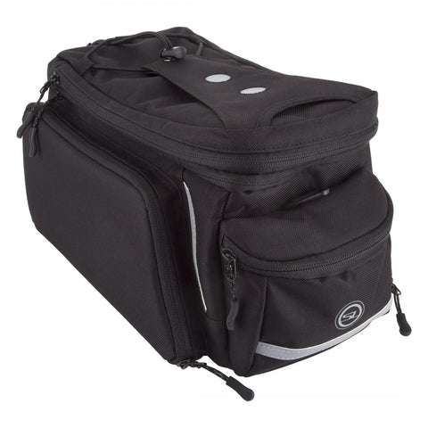 BAG SUNLT RACKPACK MD w/PANR TOPLOAD BK (G)