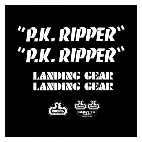 DECAL SE BIKES SET PK RIPPER WH