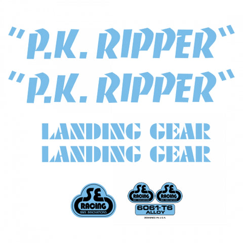 DECAL SE BIKES SET PK RIPPER BU