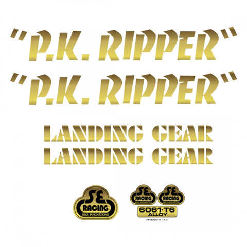 DECAL SE BIKES SET PK RIPPER GD