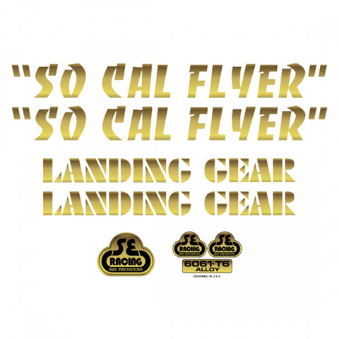 DECAL SE BIKES SET SO CAL FLYER GD