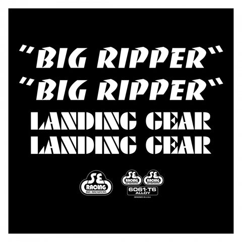 DECAL SE BIKES SET BIG RIPPER WH